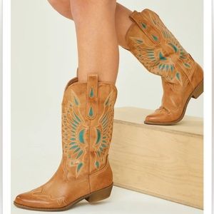 Bandera Cut Out Western Boots, Size 8